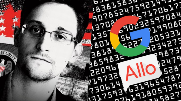 Snowden, Google Allo için kullanıcıları uyardı
